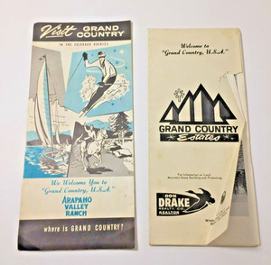 Grand Country U.S.A. Estates Arapaho Valley Ranch Souvenirs Advertisements 