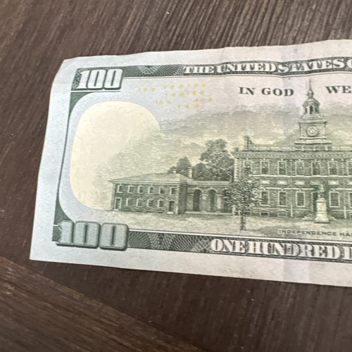 $100 CASH - $100 Dollar Bill - Blue Note - United States note USD - Lot 850D - Picture 7 of 10