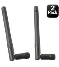  2-pack RP-SMA Antenna for WiFi 2.4GHz 5Ghz Wireless Router or Card 2X