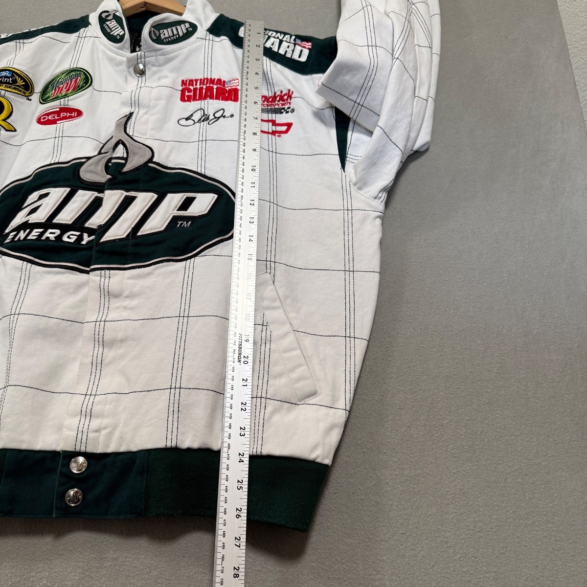 Vintage Dale Earnhardt Jr #88 Amp Energy Racing Jacket Adidas Ntl