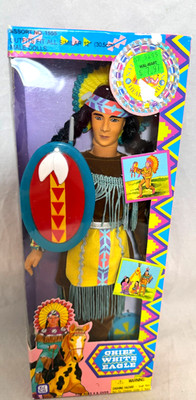 Native American Heartland Chief White Eagle Doll 12  1994 Kid Kore