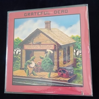 Grateful Dead Terrapin Station LP 1977 Arista AL7001 + RARE PROMO OUT TAKES LP