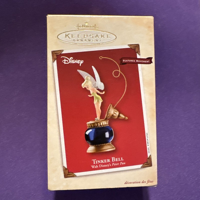 Hallmark Keepsake Ornament 2002 Disney Tinker Bell  Walt Disney's Peter Pan