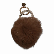 Portachiavi/Charm NALI' con pompon e anello gioiello con strass