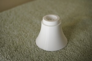 New WHITE KELLOGG Transmitter MOUTHPIECE Candlestick or Wood Wall Phone
