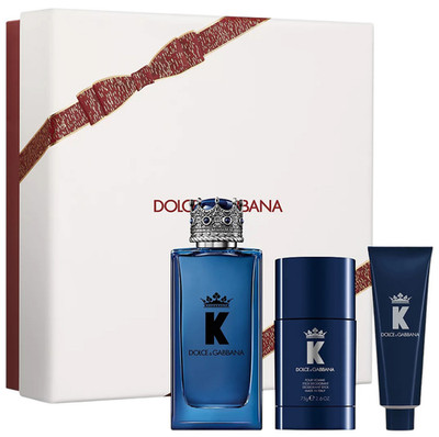 Dolce & Gabbana K Eau De Parfum + Deodorant & Shower Gel 3 Pcs Gift Set For Men