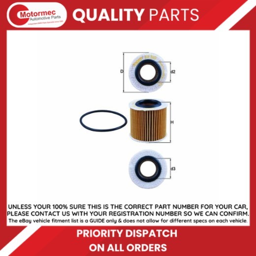 Oil Filter Mahle for Seat Cordoba Ibiza Skoda Fabia Roomster OX360D - Image 9