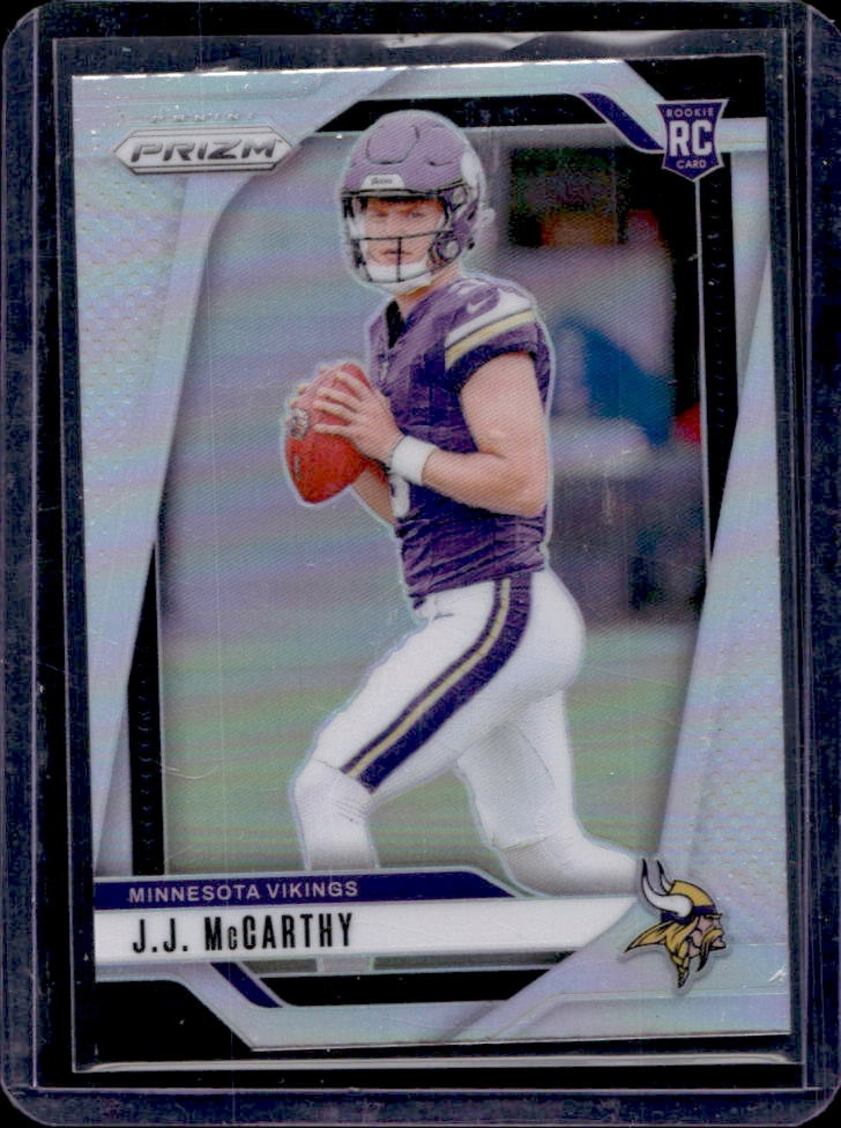 2024 Prizm JJ McCarthy RC Silver Rookie #400 Vikings