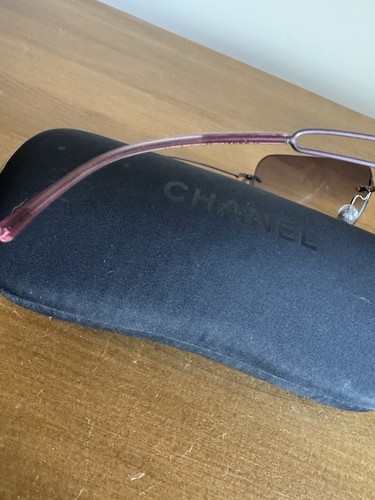 Genuine Chanel Ladies Sunglasses Vintage Grey/Pale Violet Rimless - Picture 8 of 20
