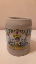 Rarit&auml;t Wiesn "K&auml;fer Sch&auml;nke" Oktoberfest Motiv v. Rupert St&ouml;ckl Bierkrug 0,25 l