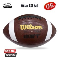 Wilson GST Full Size New Football Fully Game Prepped Ages 9-12  NEW