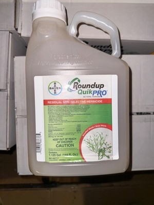 Roundup Quikpro SC Total.   Residual Weed Control. 144 ounce jug