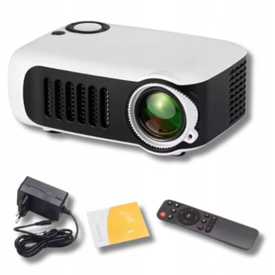 Mini-LED-Projektor Tragbarer Heimkino-Projektor Full HD USB HDMI