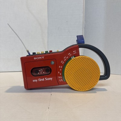VTG My First Sony CFM-2500 AM FM Radio Cassette Tape Player for