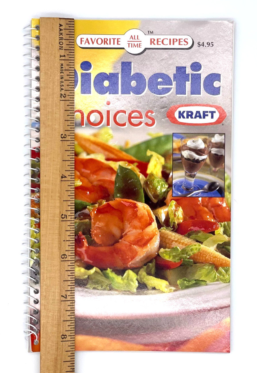 6 Diabetic Cookbooks Recipes Desserts Snacks Kraft Equal Vintage 2000's