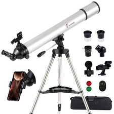 Telescope for Adults 80mm Aperture High-Powered Astronomy Telescopes with 900...