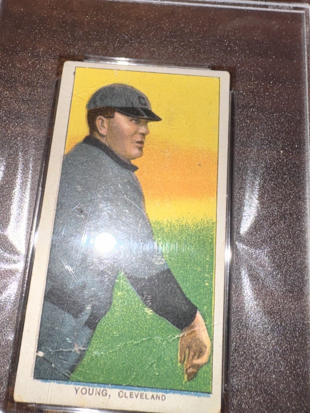 1909-11 T206 Cy Young Bare Hand Shows PSA 1.5 Piedmont 350 Cleveland HOF view 10