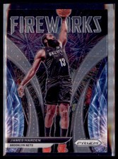 2021-22 Panini Prizm Basketball James Harden Nets 14 Fireworks