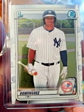 2020 Bowman Chrome Base 1st Bowman Jason Jasson Dominguez Yankees