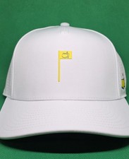 2026 Masters Tournament White Pin Flag Logo Embroidered Hat Augusta National