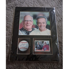 Toon Art Multicolor Cincinnati Reds Lithograph Marty Brennaman Joe Nuxhall MLB