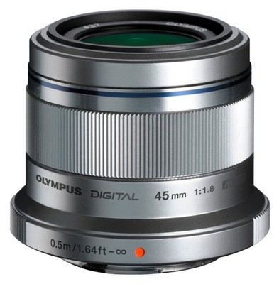 Olympus M.Zuiko Digital 1,8 / 45 mm  Objektiv B-Ware silber