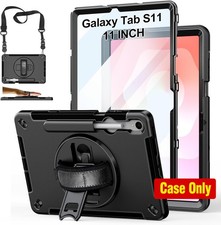 Case for Galaxy Tab S11 11 Inch: TPU Cover with Screen Protector and Kickstand