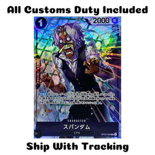 ONE PIECE TCG JAPANESE CARD PILLARS OF STRENGTH Parallel Spandam OP03-086 R