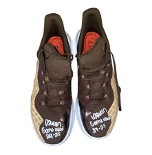 Derik Queen Game Used Shoes Maryland Terrapins Autographed Auto RARE 