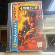 Fahrenheit Sega CD 32X 1995 Complete In Box with Manual Excellent Condition Rare