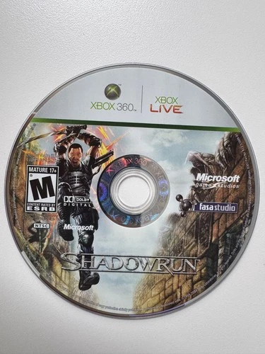 Shadowrun (Microsoft Xbox 360, 2007) **Disk Only** Video game