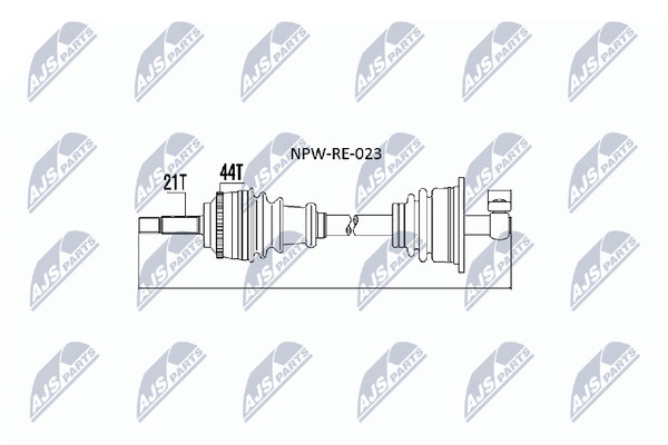 Antriebswelle NTY NPW-RE-023 FüR Renault Megane 1 BA0 Classic LA0 EA0 ScéNic JA0-image