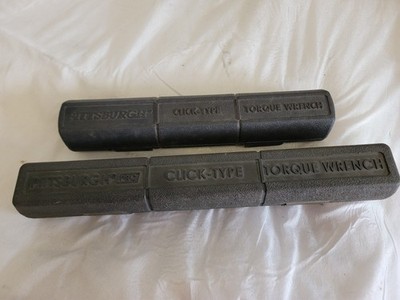 Pittsburgh Pro Click Type Torque Wrench Set 3/8'' and 1/4''
