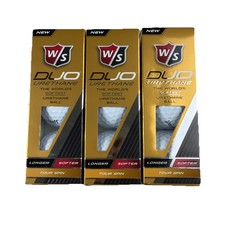 Wilson Staff Duo Urethane Golf Balls, 9 Balls- White