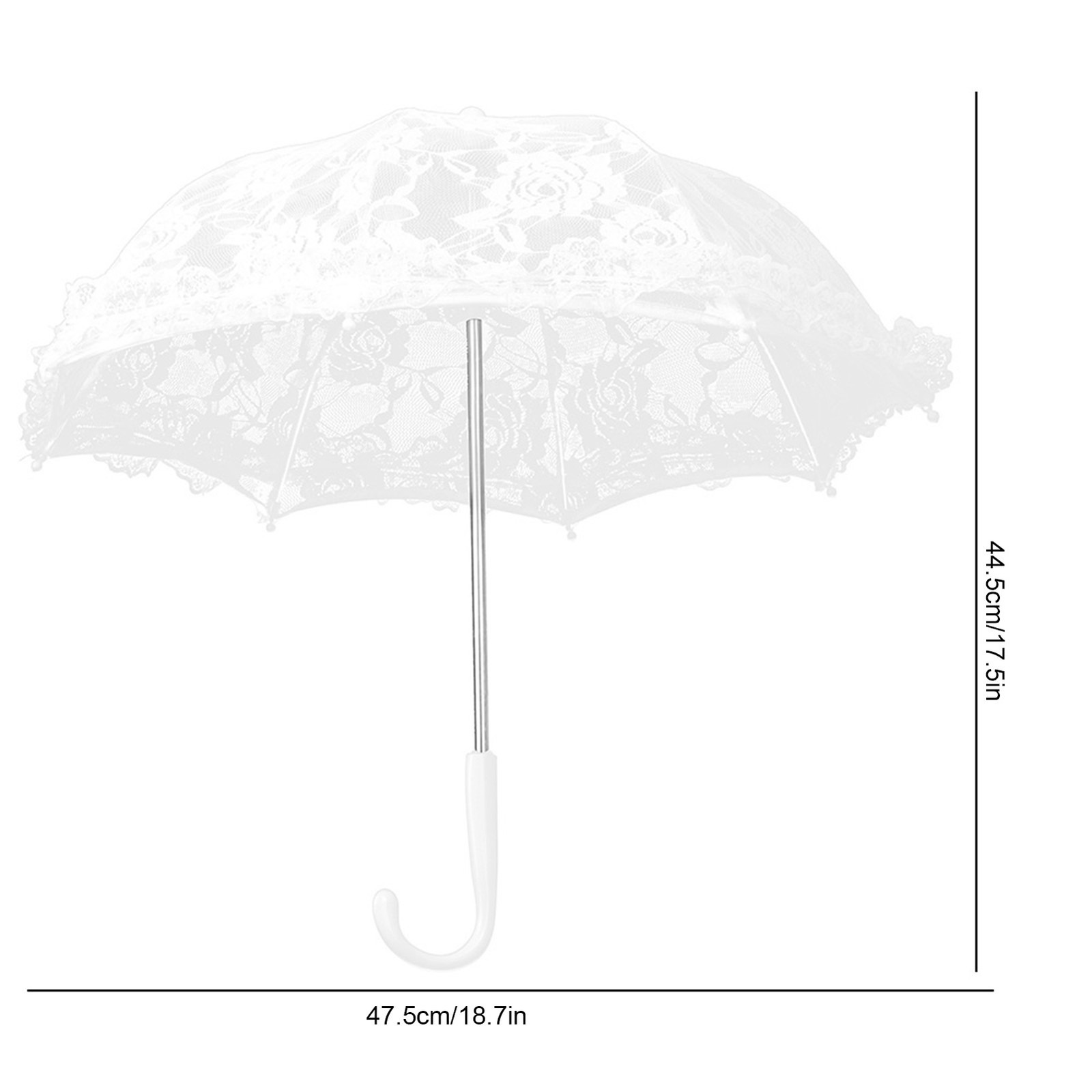 Craft Flowers Lace Embroidery Umbrella Children's Stage Performance Mini Decorat