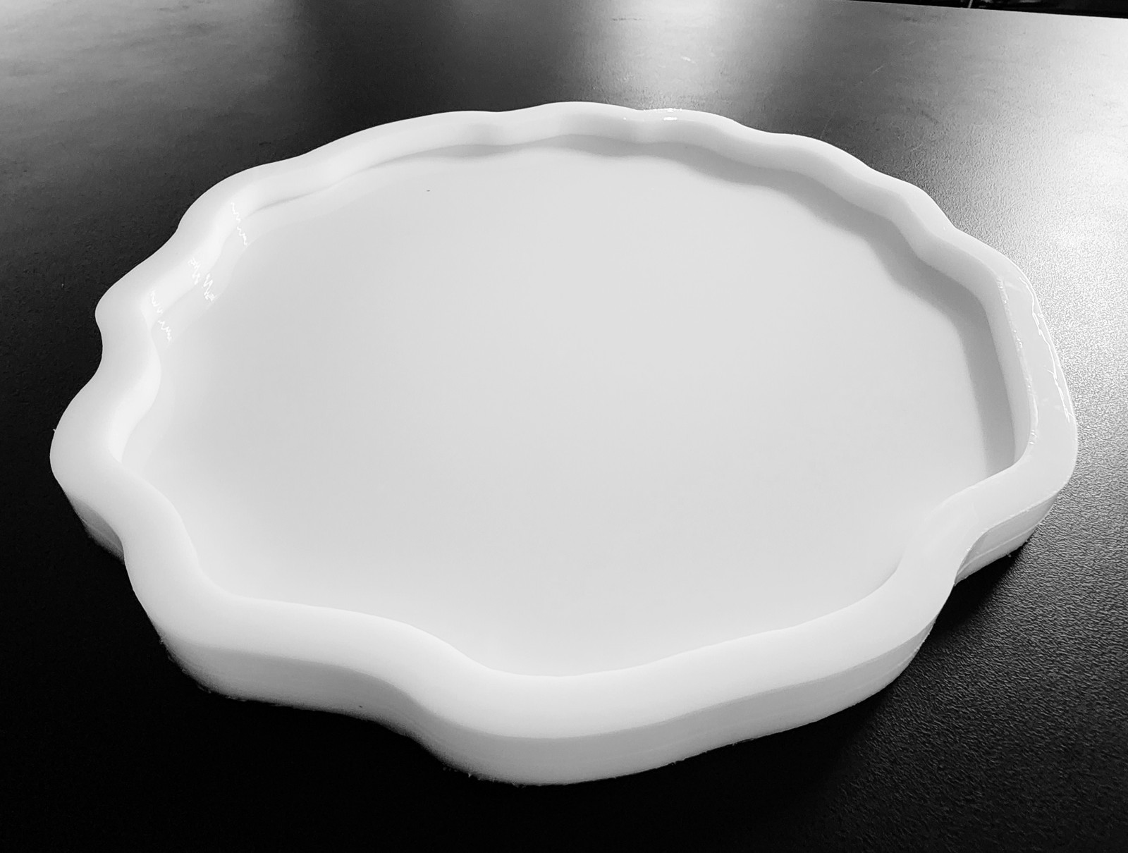 Round GEODE Tray Silicone Mold AU