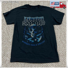 Lynyrd Skynyrd Whiskey Rock-A-Roller T-Shirt, Black Unisex T-Shirt, Size S-5XL