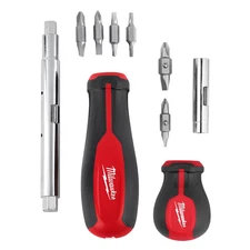 Milwaukee 48-22-2763 Milwaukee Tool 2pc 11-in-1 Multi-Bit Screwdriver and 6-IN-1