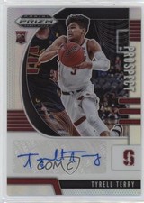 2020-21 Panini Prizm Draft Picks Prospect Silver Tyrell Terry #PA-TT Auto 11nq