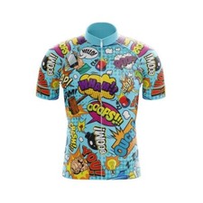 Lustige Radtrikot Trägerhose Kurz Fahrradbekleidung Herren Rennrad Trikot Set