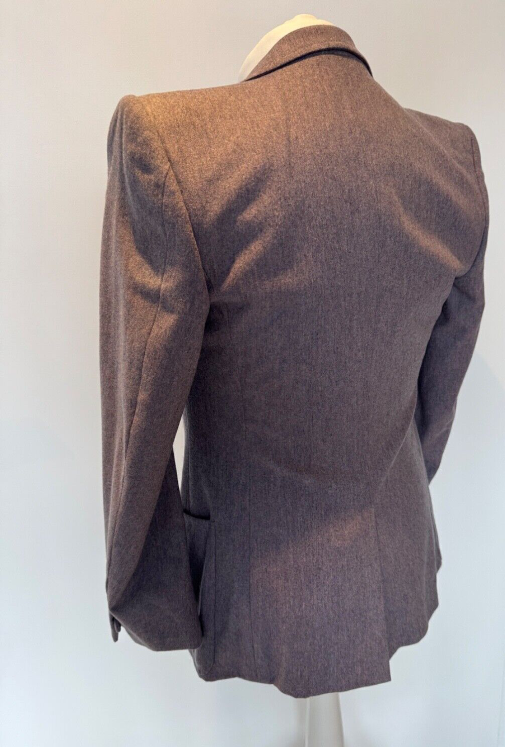 Splendida giacca in lana di lavanda gigli YSL Yves Saint Laurent piccola