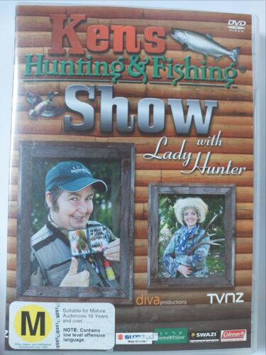 TVNZ -Kens Hunting & Fishing Show with Lady Hunter ( Multi Region DVD ) LIKE NEW - Foto 1 di 9