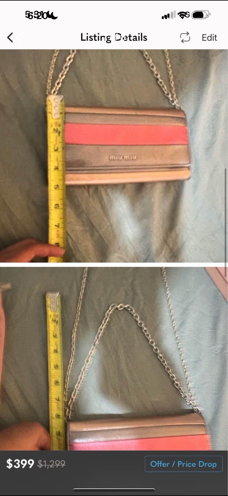 Miu Miu Wallet On Chain - image 2