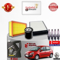 Inspektionskit Filter ÖL Kerzen Renault Modus 1.2 16V 55KW 75CV Von 2004->