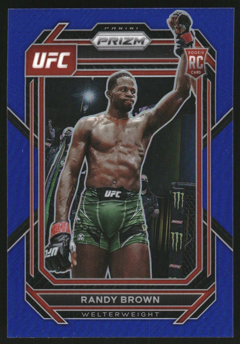 2023 Panini Prizm UFC Prizms Blue #106 Randy Brown /175
