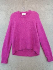 3.1 Phillip Lin Womens Pullover Sweater Size Medium, Wool Blend, Gorgeous Fuscia