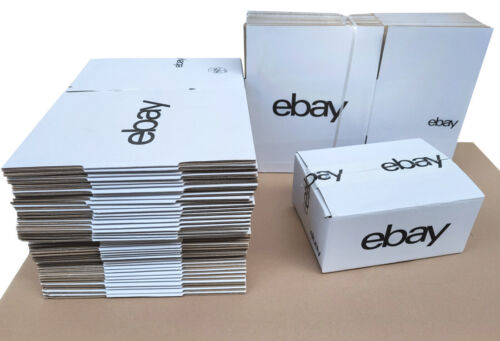 60 ud. Cajas de cartón eBay 90x150x200mm, onduladas - Imagen 1 de 2