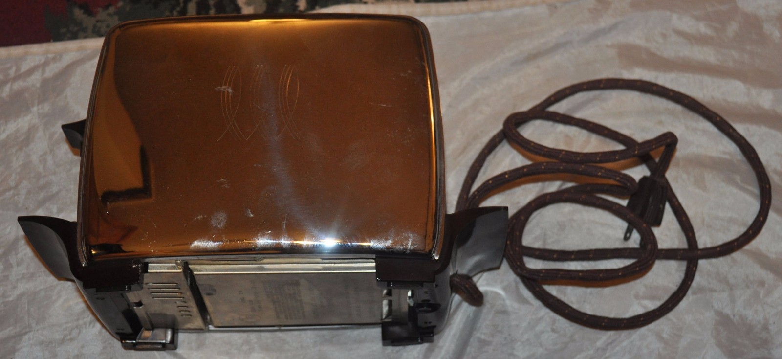 Vintage Chrome ToastMaster Two Slice Toaster Model 1B22 By McGraw WORKS!