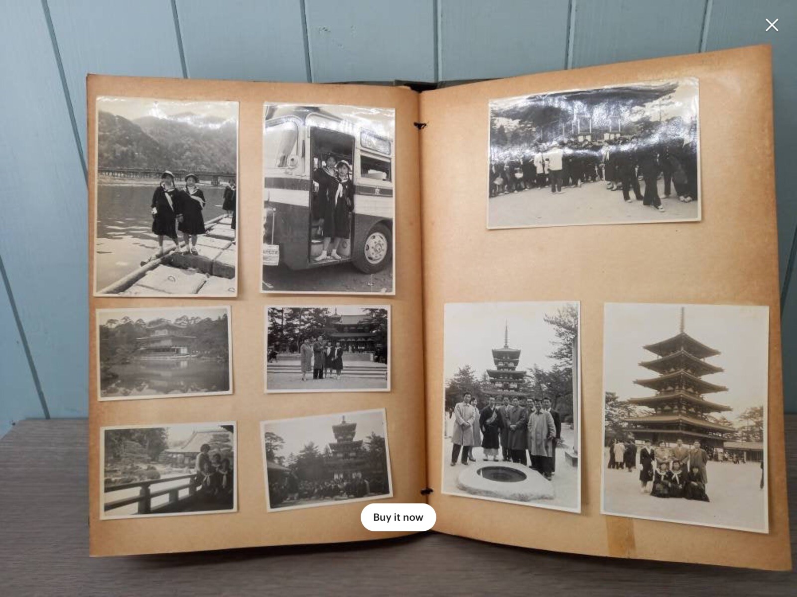Vintage Japanese Photo Album, Album has 200+ Photographs, Family Life