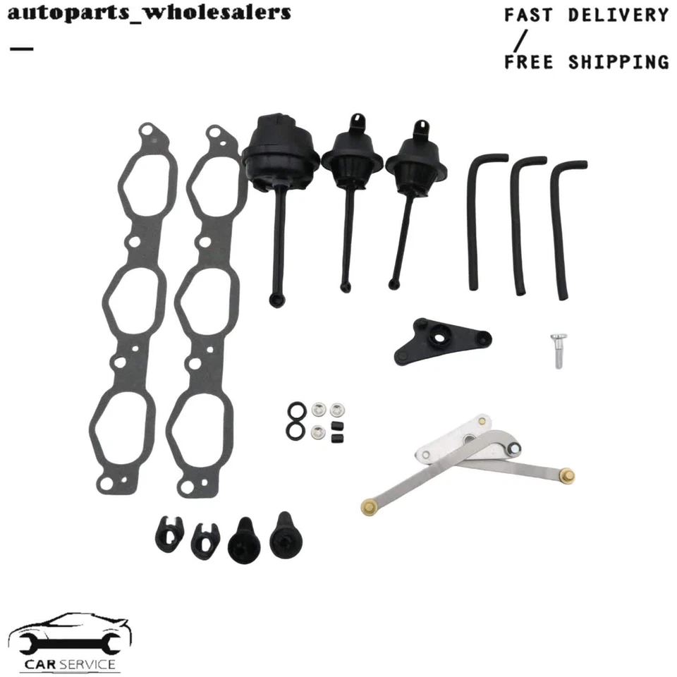 Kit de reparación de cojinete de brazos de metal y corredor de aleta de aire colector de admisión para Mercedes Benz Foto 3 de 4